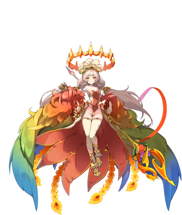 フェニックス娘アテエル