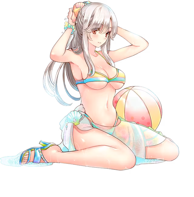 水着の政務官アンナ