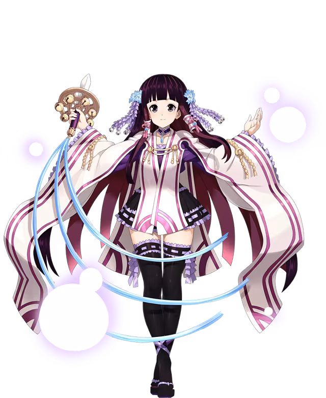 黒紫の巫女キキョウ