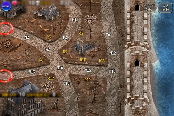挟撃の路地