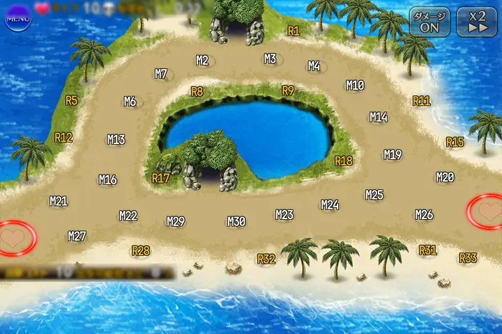 竜の島の総力戦