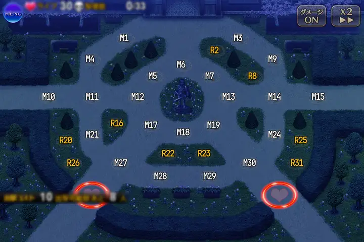 夜の学園と亡者の宴