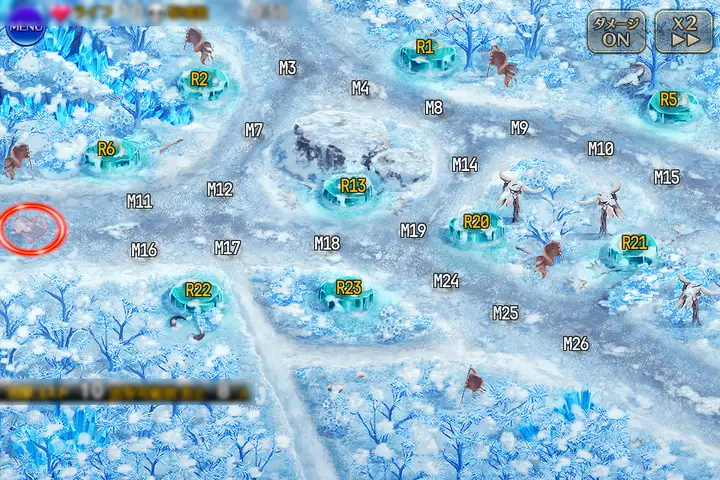 雪原を覆う魔力の嵐